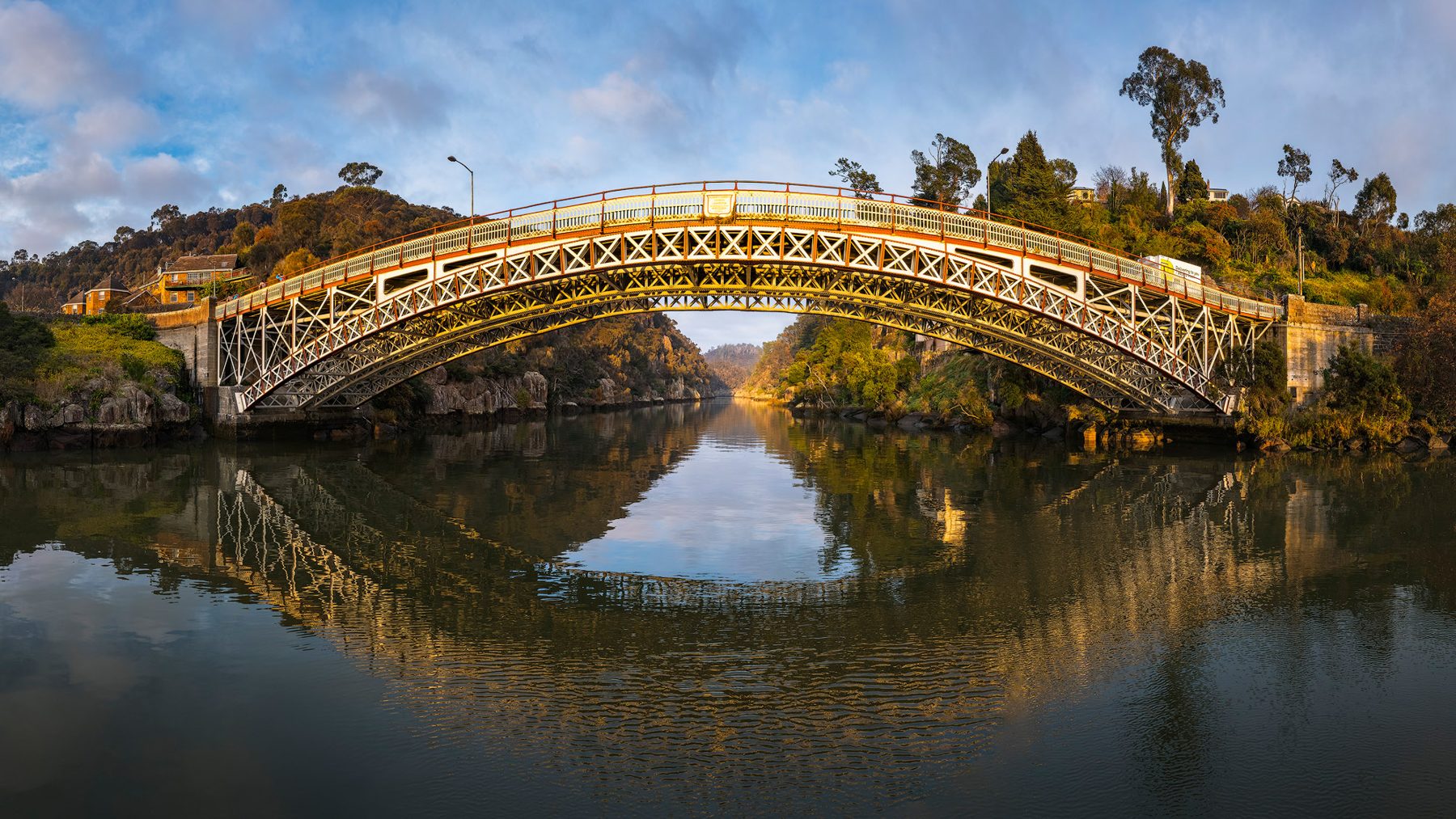 Kings Bridge, Launceston, photographed by Skyland AV Solutions